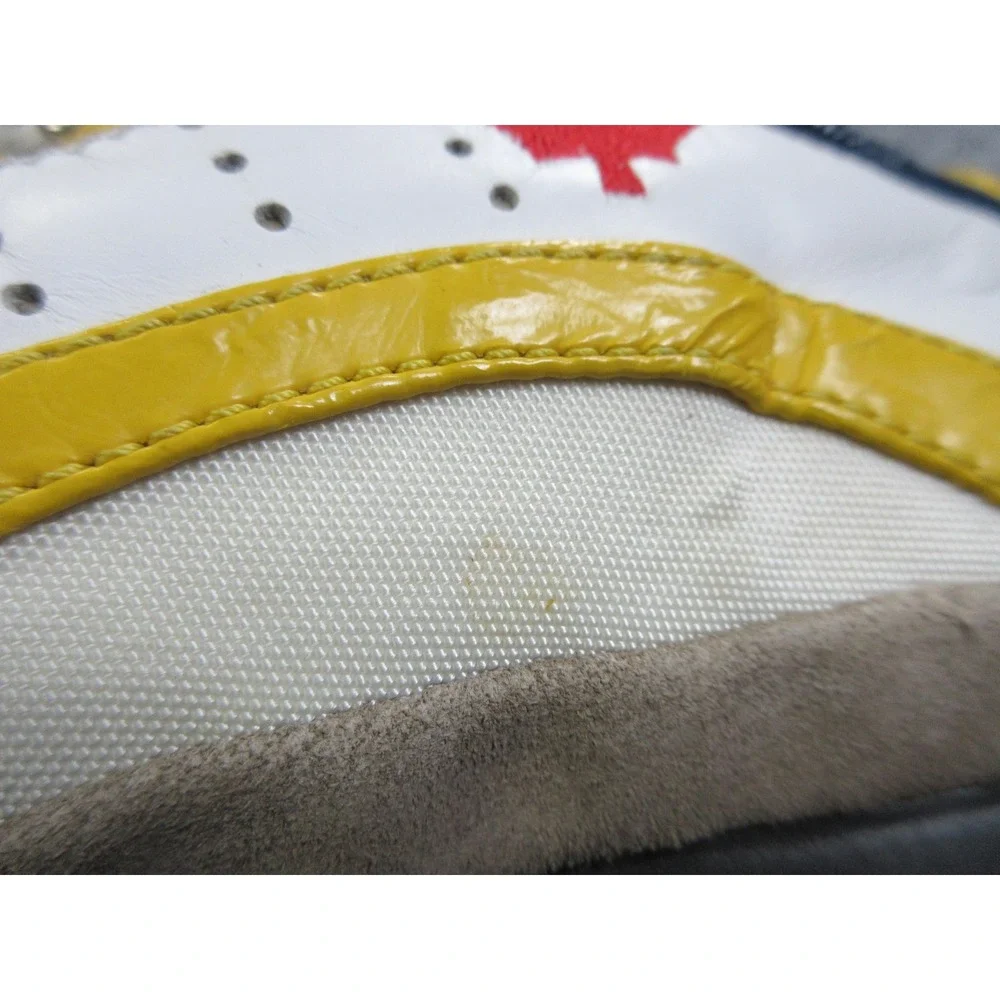 Dsquared2 Shoes Mens Size 39 White Yellow Blue Kick It‎ Made Italy 1964 Sneakers